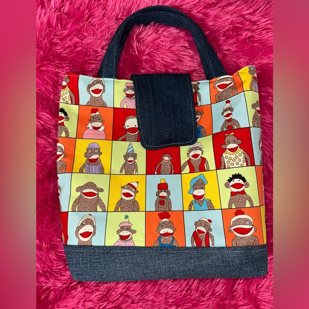 Sock Monkey Tote